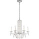 Siena 6 Light 24.5 inch White Chandelier Ceiling Light in Heritage, No Spikes