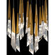 Beyond Solitude LED 26 inch Aged Brass Multi-Light Pendant Ceiling Light, Round Canopy