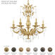 Milano 6 Light French Gold Chandelier Ceiling Light in Heritage