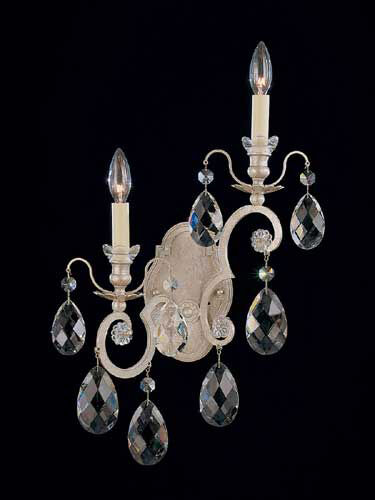 Renaissance 2 Light 4.5 inch Antique Silver Wall Sconce Wall Light in Heritage, Right