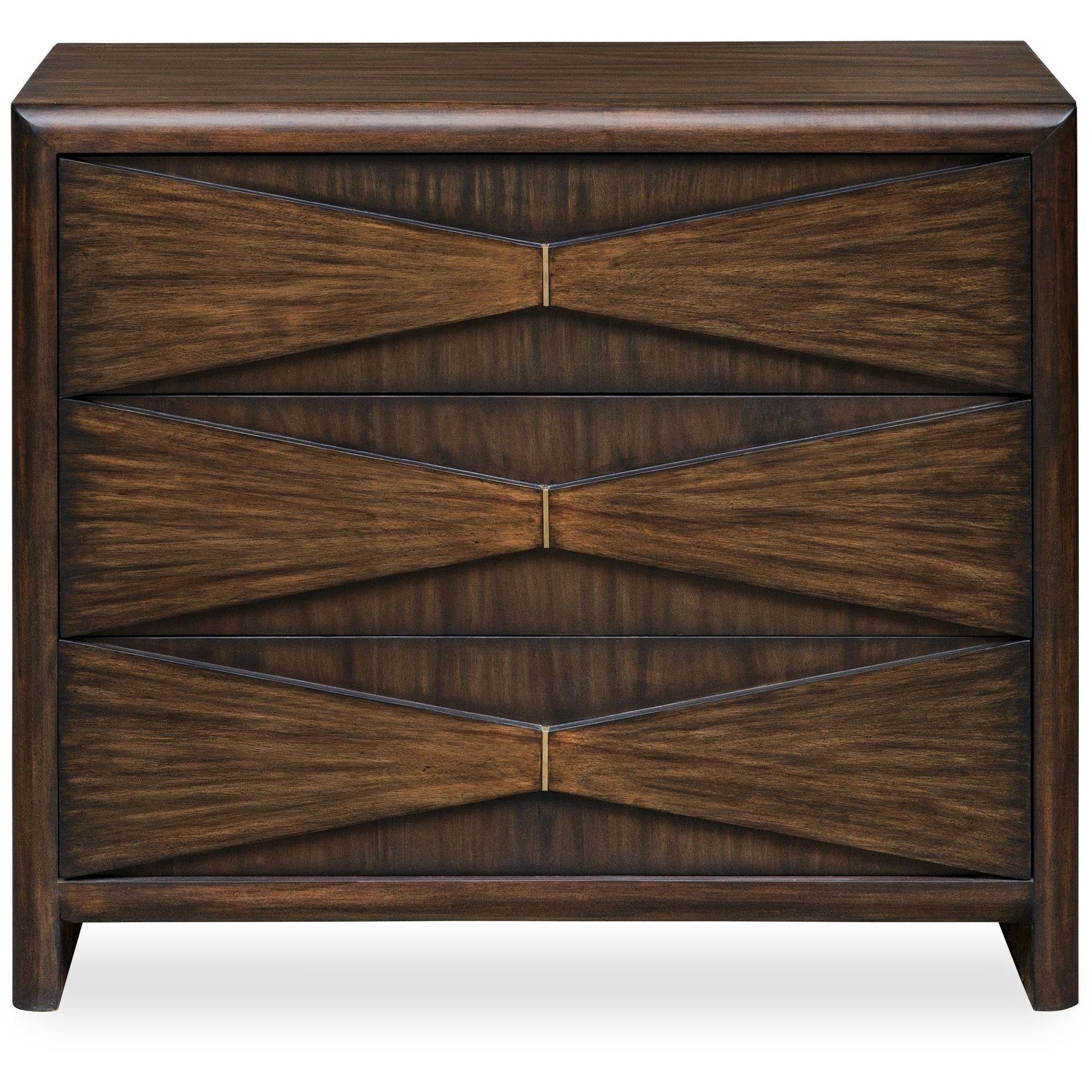 Bowtie Deep Whisky 3 Drawer Chest