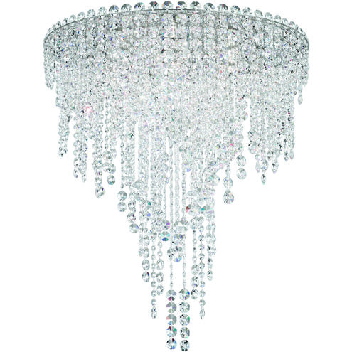 Chantant 6 Light Polished Stainless Steel Flush Mount Ceiling Light in Radiance