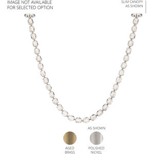 Forever Seduction LED 121.25 inch Aged Brass Modular Pendant Ceiling Light, Driver in Canopy