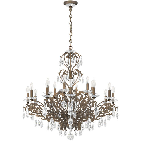 Filigrae 18 Light 39 inch Etruscan Gold Chandelier Ceiling Light