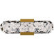 Beyond Bramble LED 16 inch Aged Brass Bath Vanity & Wall Light