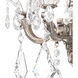 La Scala 2 Light 6.5 inch Antique Silver Wall Sconce Wall Light in Antique Silver Cast