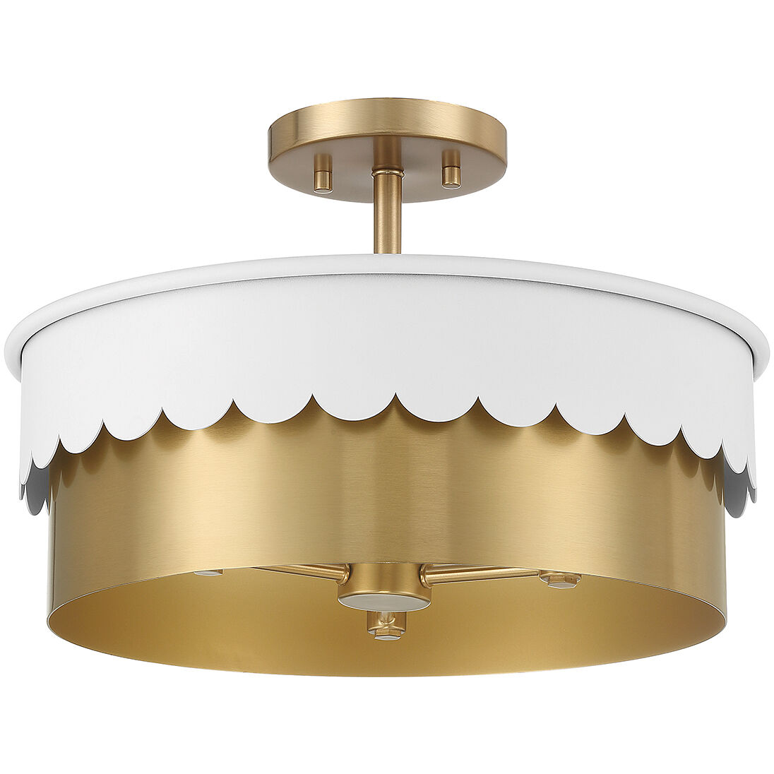 Stella 3 Light 16.00 inch Semi-Flush Mount