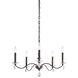 Modique 5 Light 27 inch French Gold Chandelier Ceiling Light in Heritage