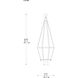 Peninsula 1 Light 36 inch Black Outdoor Post Lantern