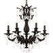 Milano 6 Light Heirloom Bronze Chandelier Ceiling Light in Heritage