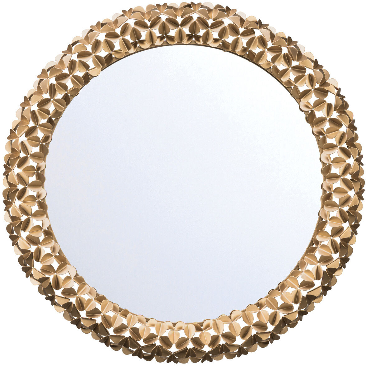 Cora 30 X 30 inch Soft Gold Mirror