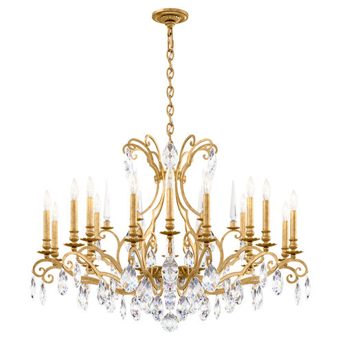 Renaissance Nouveau 18 Light 40 inch Heirloom Gold Chandelier Ceiling Light, Adjustable Height