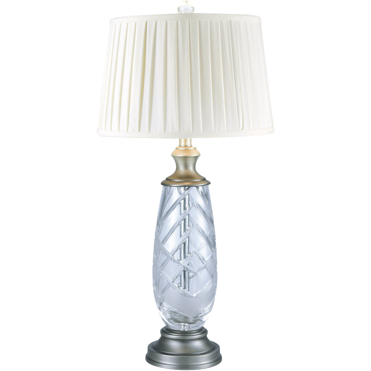 Evelyn 30 inch 150.00 watt Antique Nickel Table Lamp Portable Light