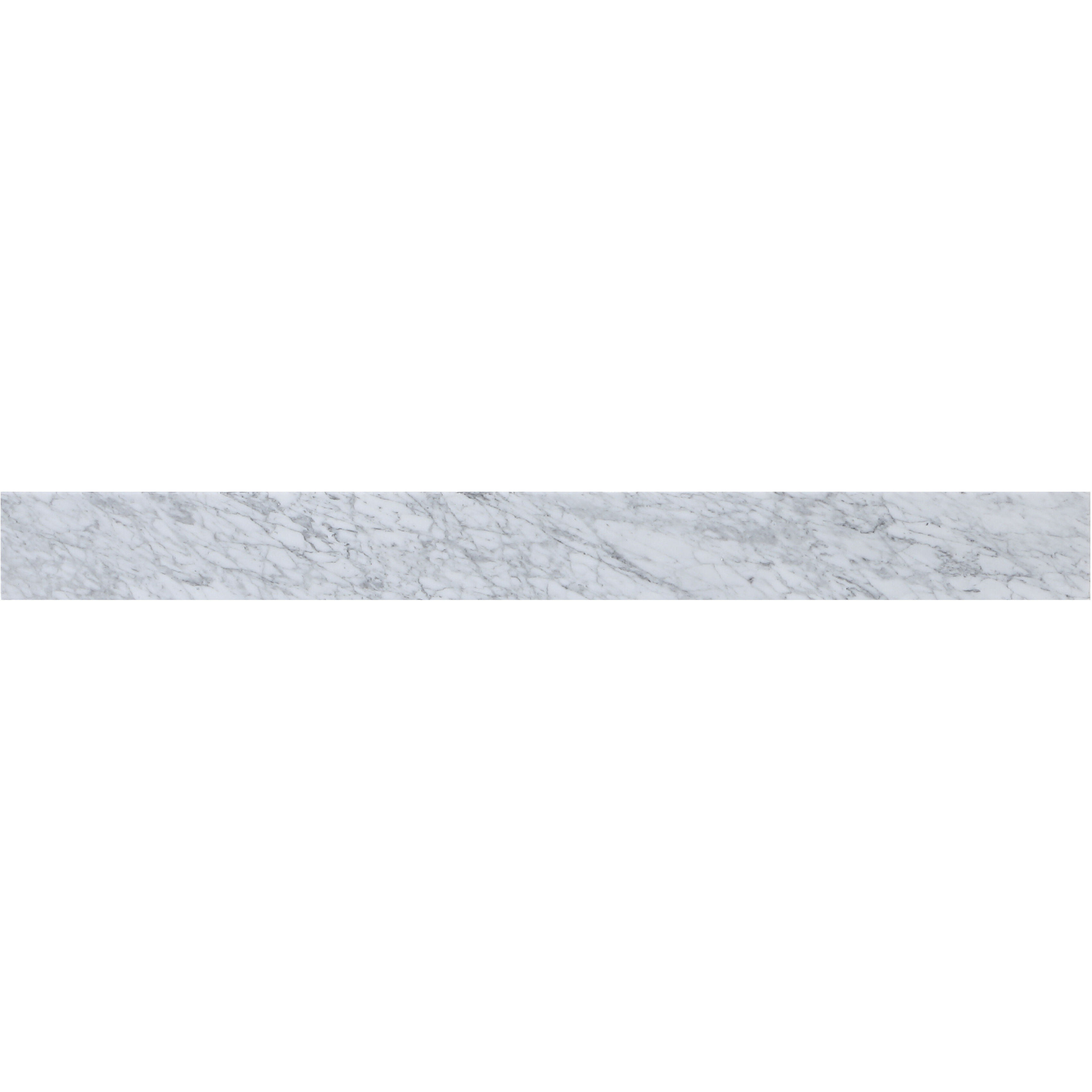 Backsplash 42 X 1 X 4 inch Carrara White Bathroom Vanity Backsplash