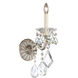 La Scala 1 Light 8.5 inch Antique Silver Wall Sconce Wall Light in Antique Silver Cast