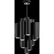Beyond Tamara LED 21.25 inch Black Multi-Light Pendant Ceiling Light