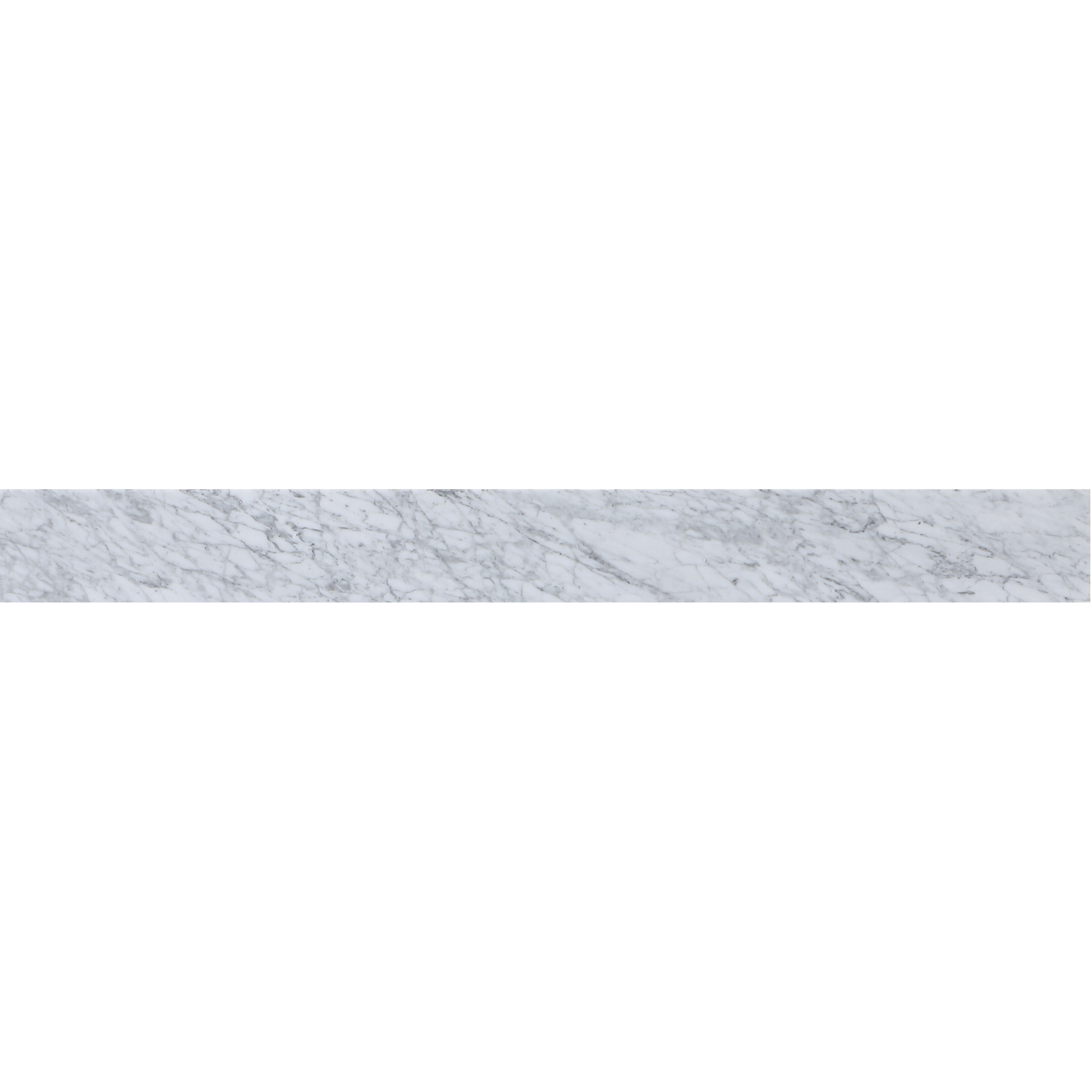 Backsplash 40 X 1 X 4 inch Carrara White Bathroom Vanity Backsplash