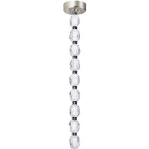 Forever Seduction LED 34.75 inch Polished Nickel Modular Pendant Ceiling Light, Driver in Canopy