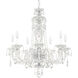 Sterling 7 Light 25 inch Polished Silver Chandelier Ceiling Light in Swarovski