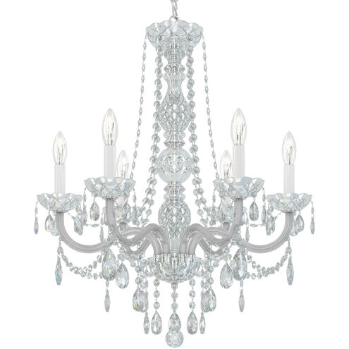 Arlington 6 Light 24 inch Silver Chandelier Ceiling Light