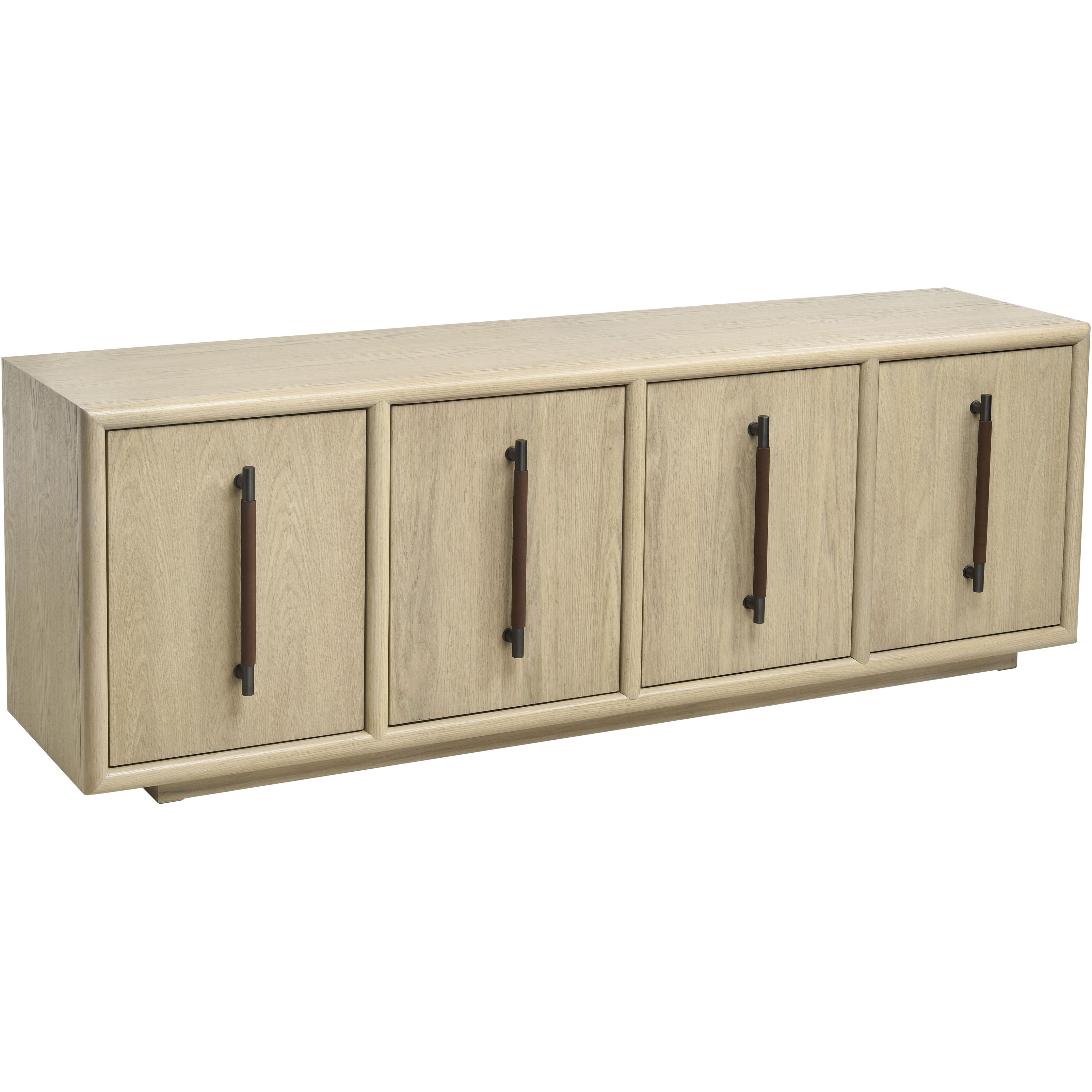 Yearling Light Oak with Blackened Bronze and Brown Credenza