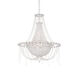 Chrysalita 8 Light Polished Stainless Steel Chandelier Ceiling Light in Radiance