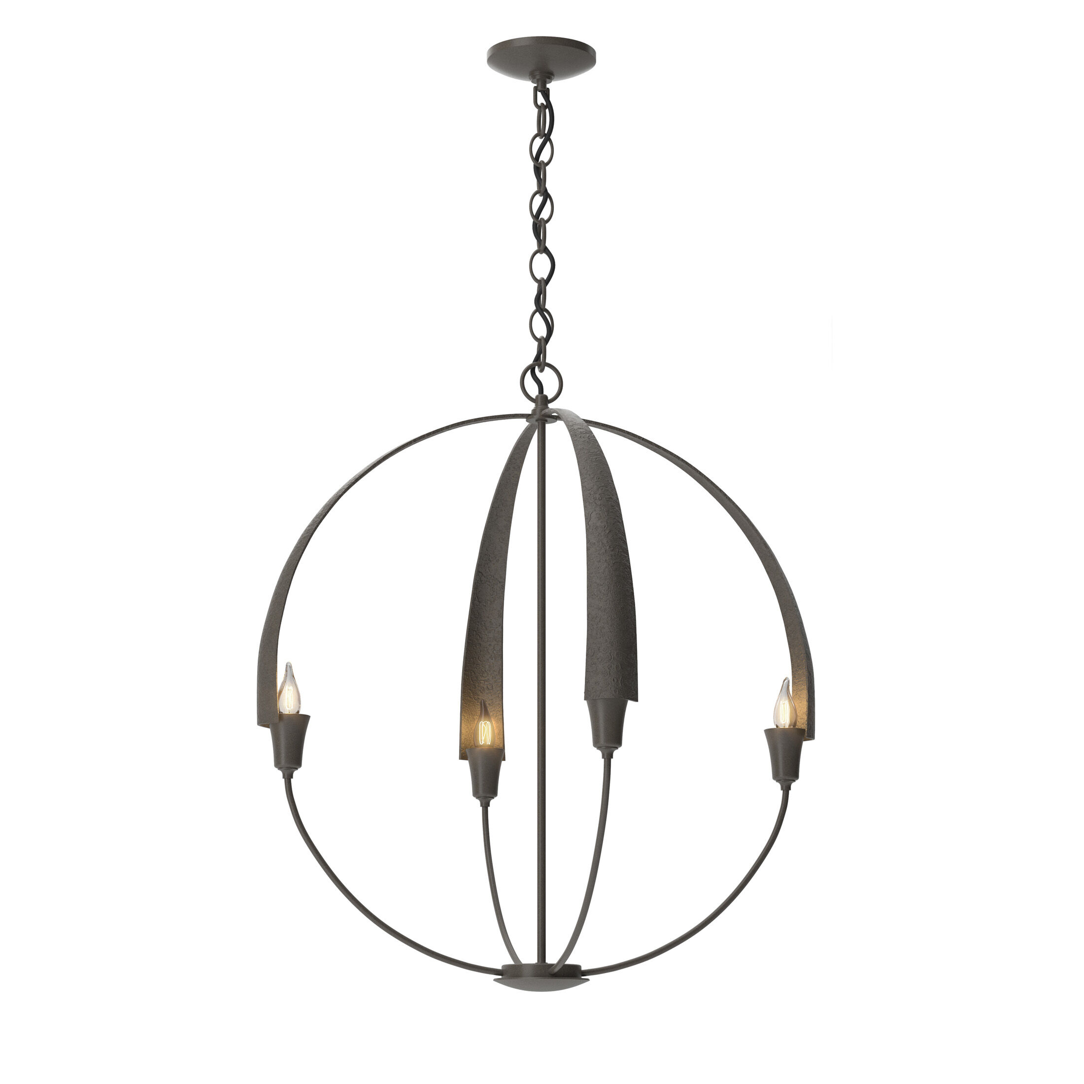 Cirque 4 Light 25.3 inch Dark Smoke Chandelier Ceiling Light, Large - Open Box