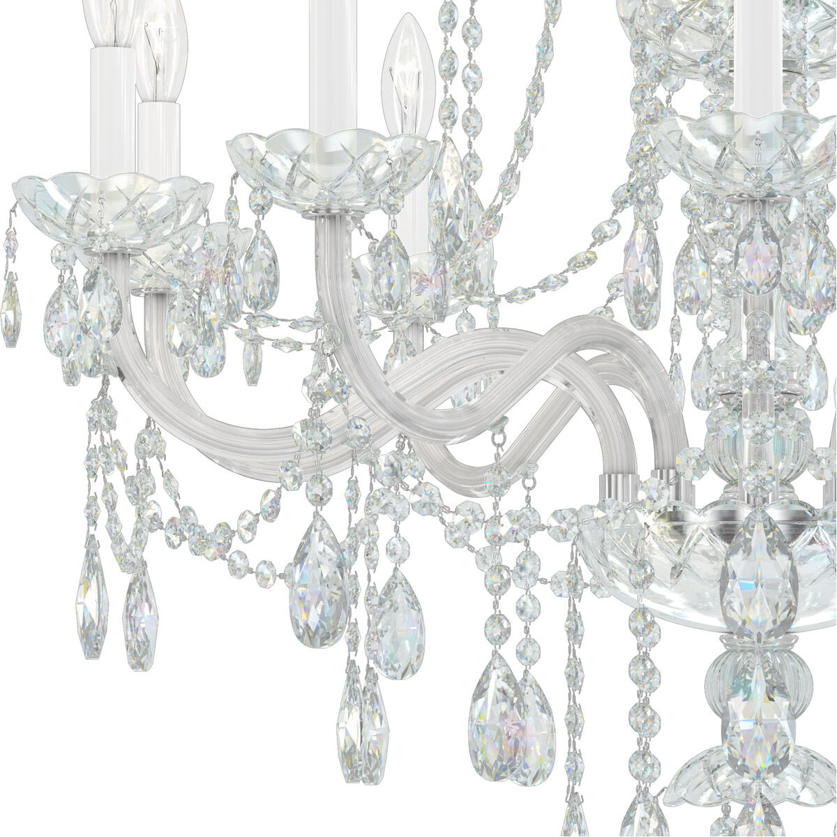 Arlington 15 Light 32 inch Polished Silver Chandelier Ceiling Light