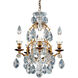 Renaissance 5 Light 14.5 inch French Gold Chandelier Ceiling Light in Swarovski