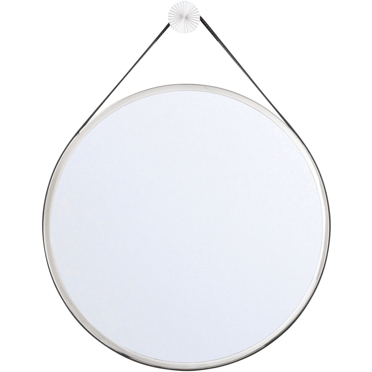 Callahan 23 X 17.75 inch Polished Nickel Mirror