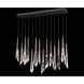 Beyond Solitude LED 9.5 inch Antique Nickel Multi-Light Pendant Ceiling Light, Square Canopy
