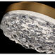 Beyond Bramble LED 11.88 inch Aged Brass Flush Mount Ceiling Light