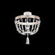 Bali LED 16 inch Antique Silver Semi-Flush Mount Ceiling Light, Schonbek Signature