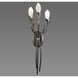 Signature Secret Garden LED 5.4 inch Antique Pewter Wall Sconce Wall Light, Schonbek Signature