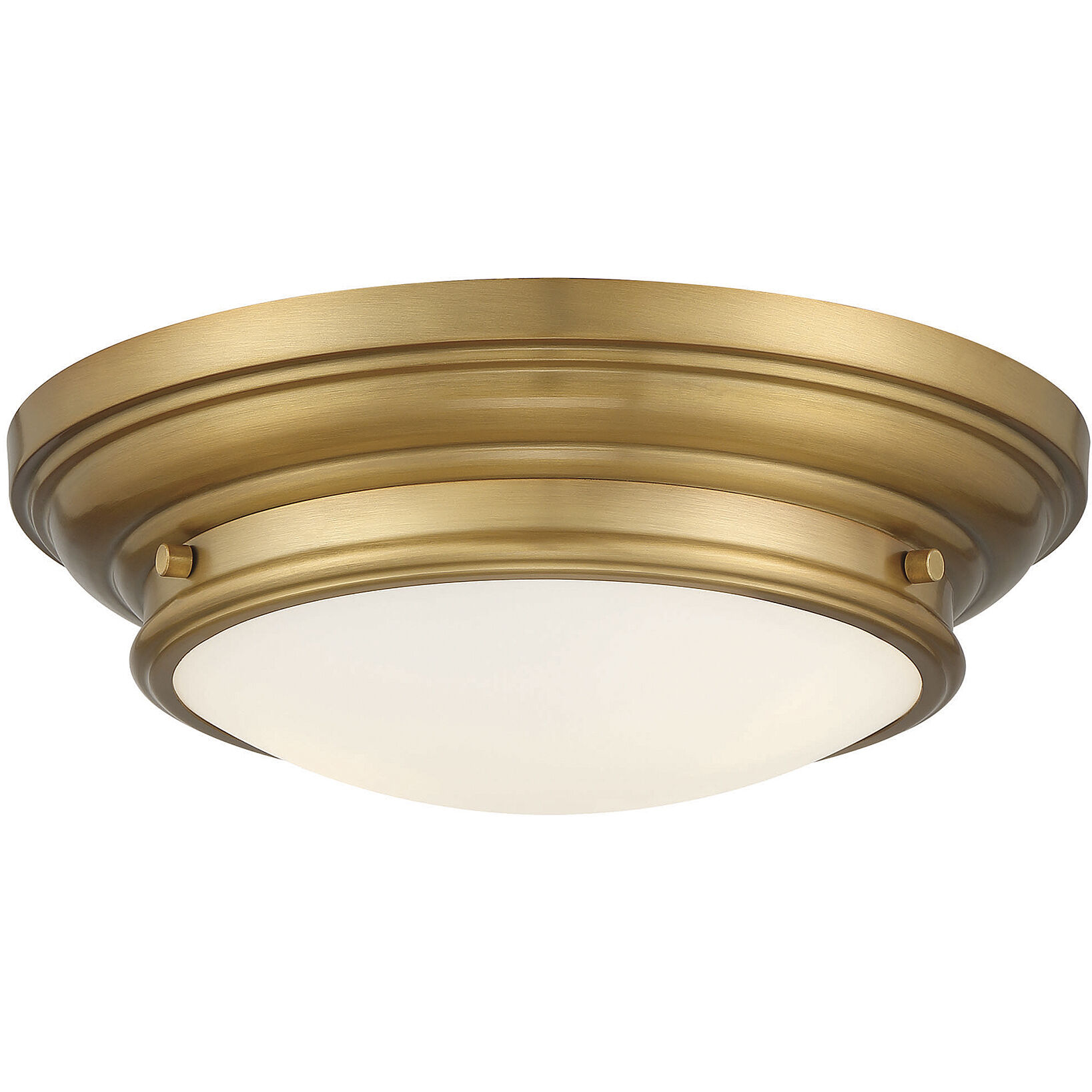 Transitional 2 Light 13.00 inch Flush Mount
