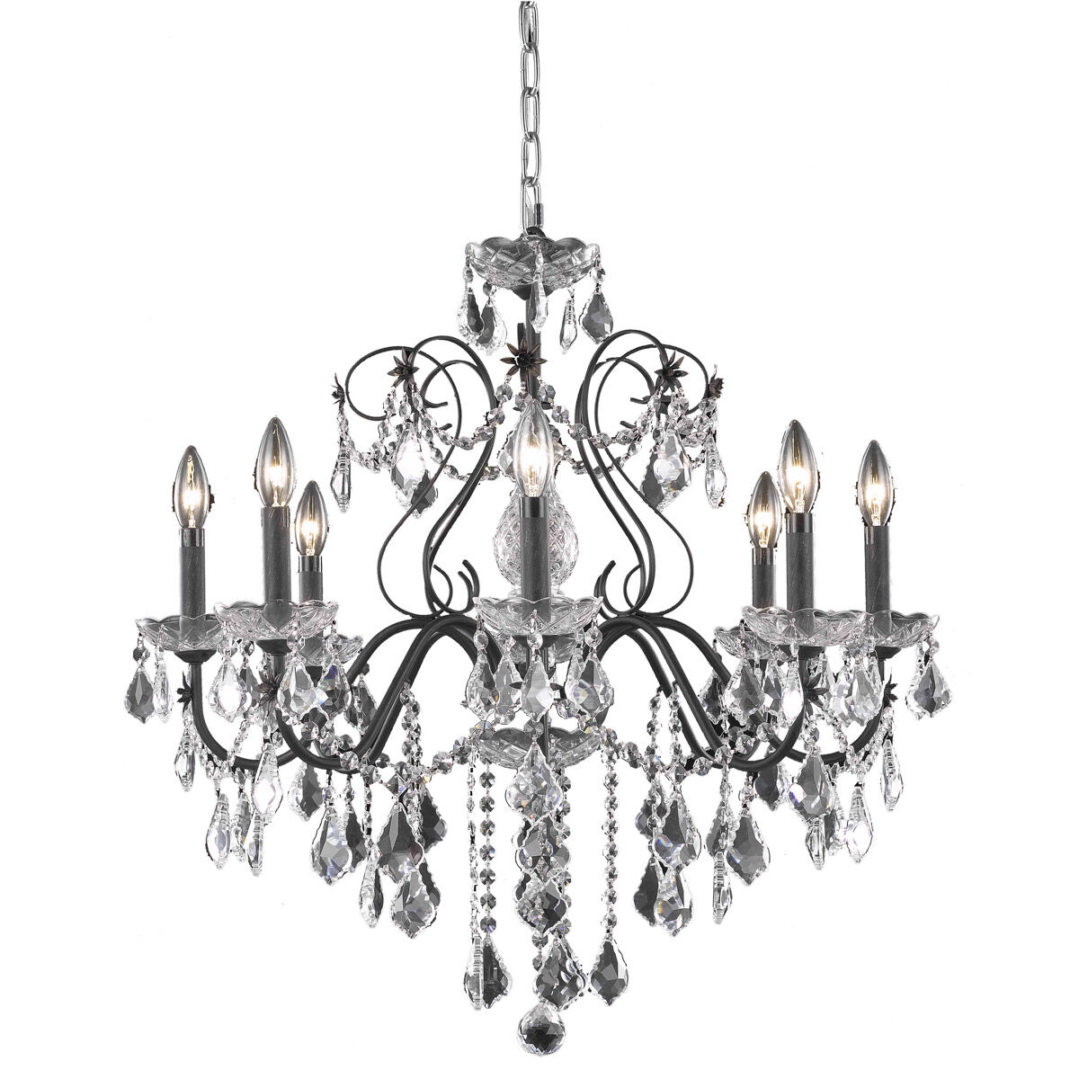 St. Francis 8 Light 26.00 inch Mini Chandelier