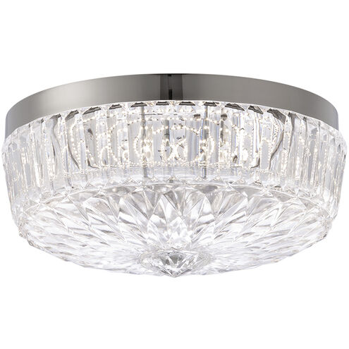 Regina LED 12 inch Polished Nickel Flush Mount Ceiling Light
