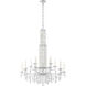 Siena 17 Light 40.5 inch White Chandelier Ceiling Light in Heritage, Adjustable Height