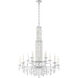 Siena 17 Light 40.5 inch White Chandelier Ceiling Light in Heritage, Adjustable Height