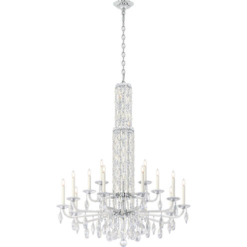 Siena 17 Light 40.5 inch White Chandelier Ceiling Light in Heritage, Adjustable Height