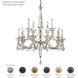 Verona 15 Light 32.5 inch Black Chandelier Ceiling Light, Schonbek Signature