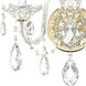 Sterling 2 Light 6.5 inch Aurelia Wall Sconce Wall Light in Swarovski