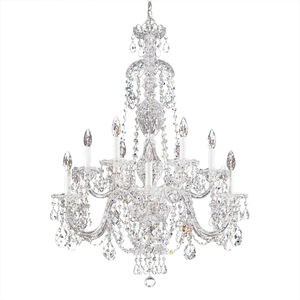 Sterling 12 Light 29 inch Polished Silver Chandelier Ceiling Light in Heritage