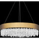 Soleil LED 26 inch Aged Brass Pendant Ceiling Light, Schonbek Signature
