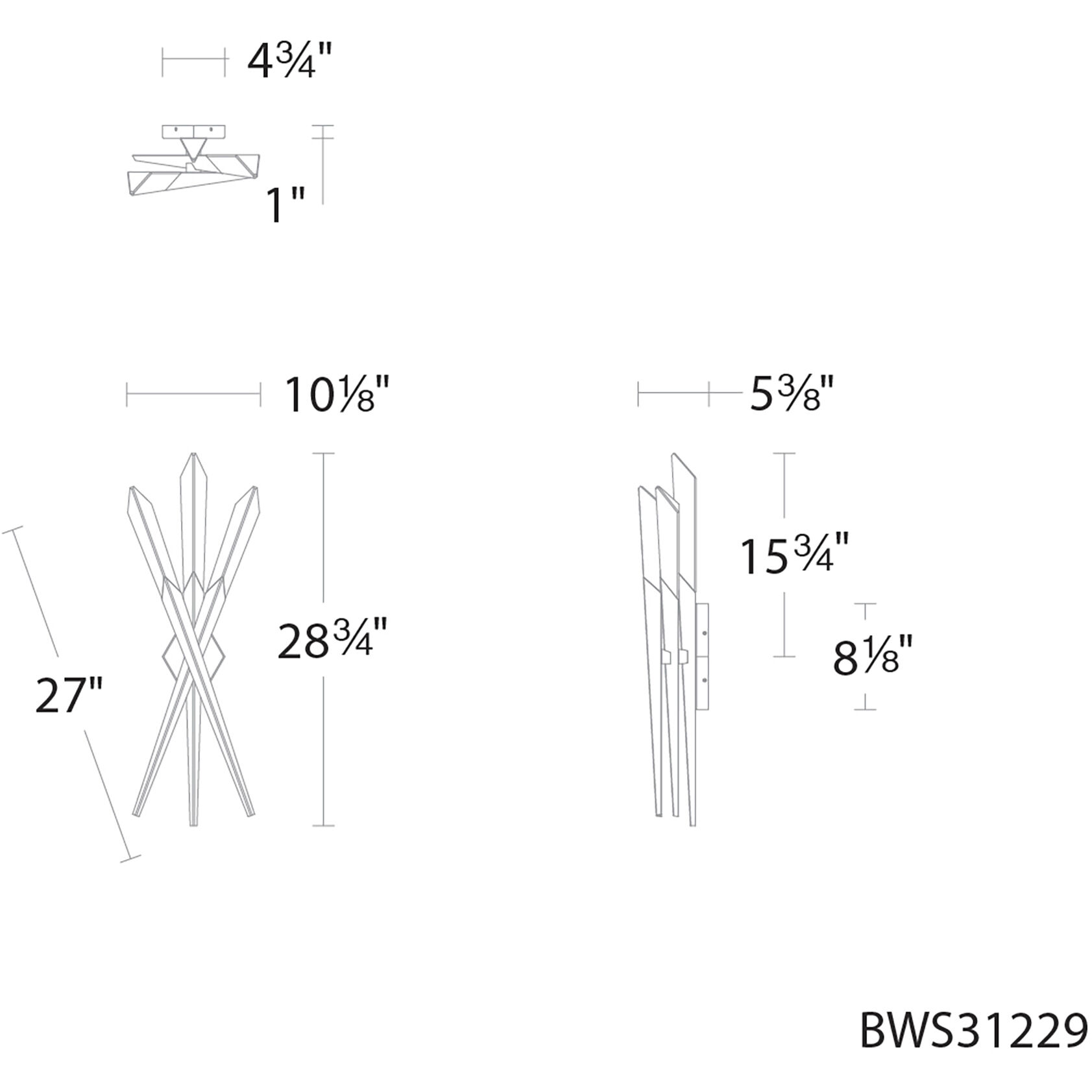 Solitude LED 10 inch Aged Brass Wall Sconce Wall Light, Beyond