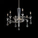 Signature Tempest 6 Light 28.5 inch Soft Silver/Black Chandelier Ceiling Light in Soft Gold/Black