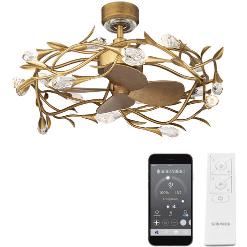 Secret Garden 32 inch French Gold Smart Fan