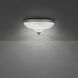 Roma LED 12.13 inch Antique Nickel Flush Mount Ceiling Light, Schonbek Signature