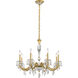 Napoli 8 Light 32.6 inch Heirloom Gold Chandelier Ceiling Light, Schonbek Signature