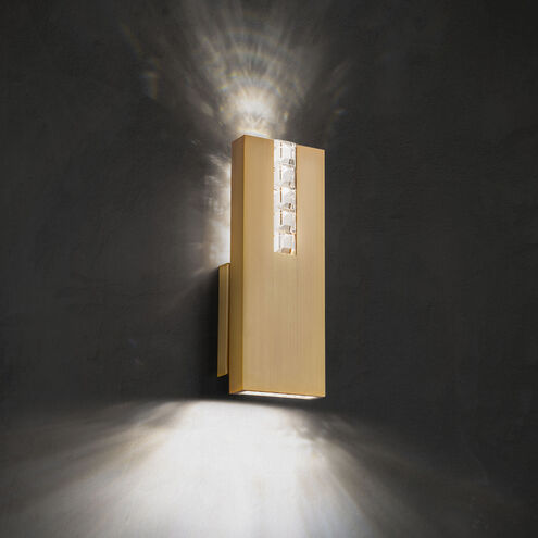 Helios LED 2.5 inch Aged Brass ADA Wall Sconce Wall Light, Beyond